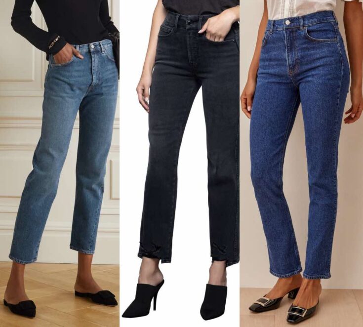 Chic Women's Shoes to Wear with Straight Leg Jeans - 21 Greats!
