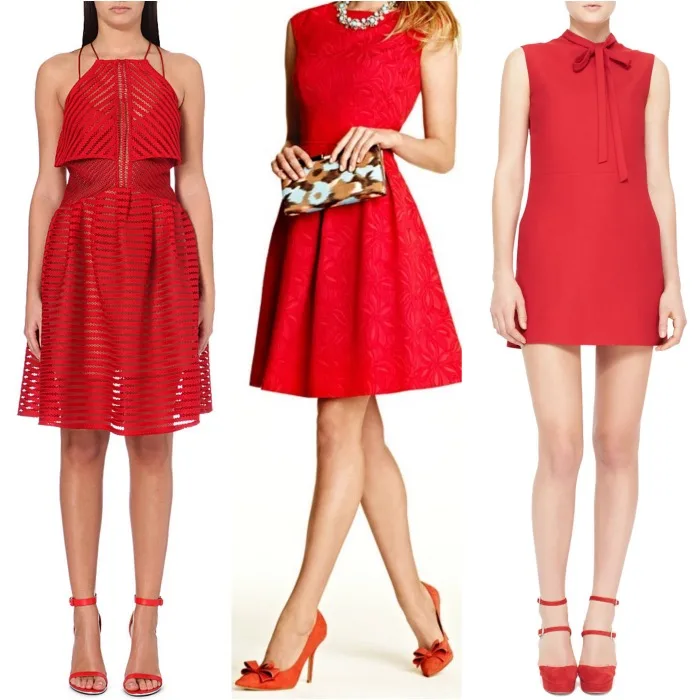 What Color Shoes To Wear With A Red Dress