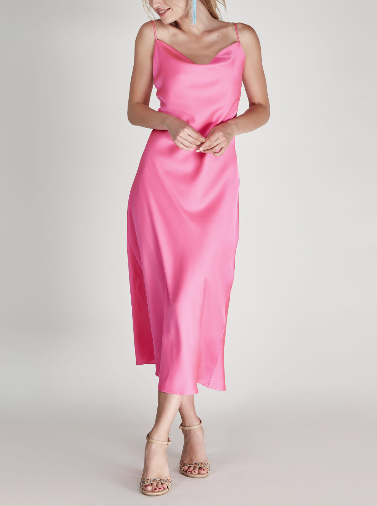 lime green and hot pink bridesmaid dresses
