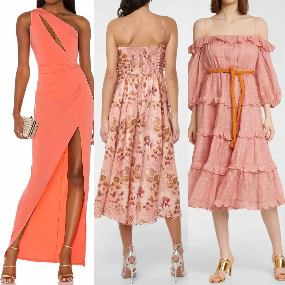 10 Best Color Shoes to go with Peach Dresses Outfits ShoeTease