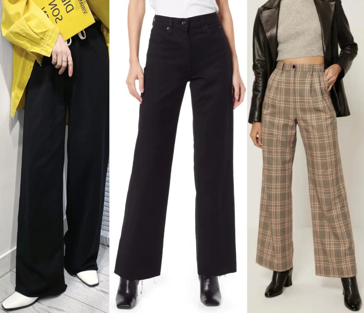 Exude Influence Solid Wide Leg Trousers Wine