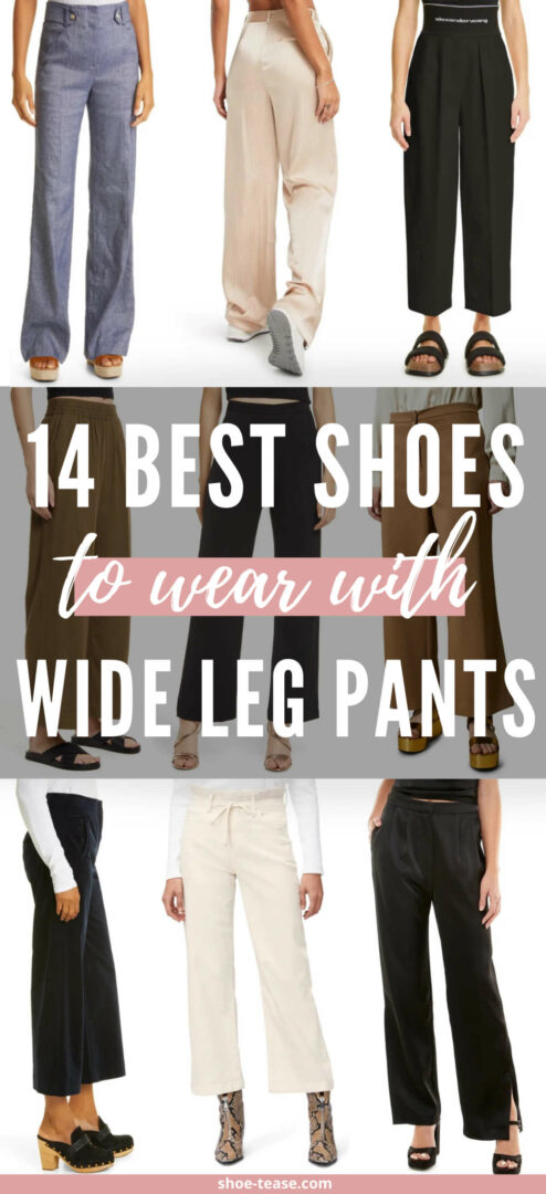 shoes for wide leg pants