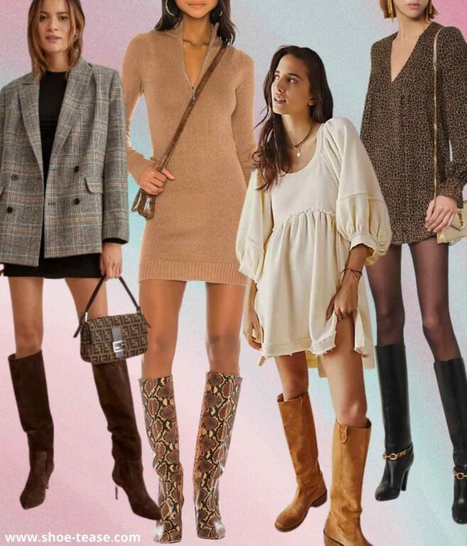 How to Wear Short Dresses with Boots 9 Great Boots for a Mini Dress