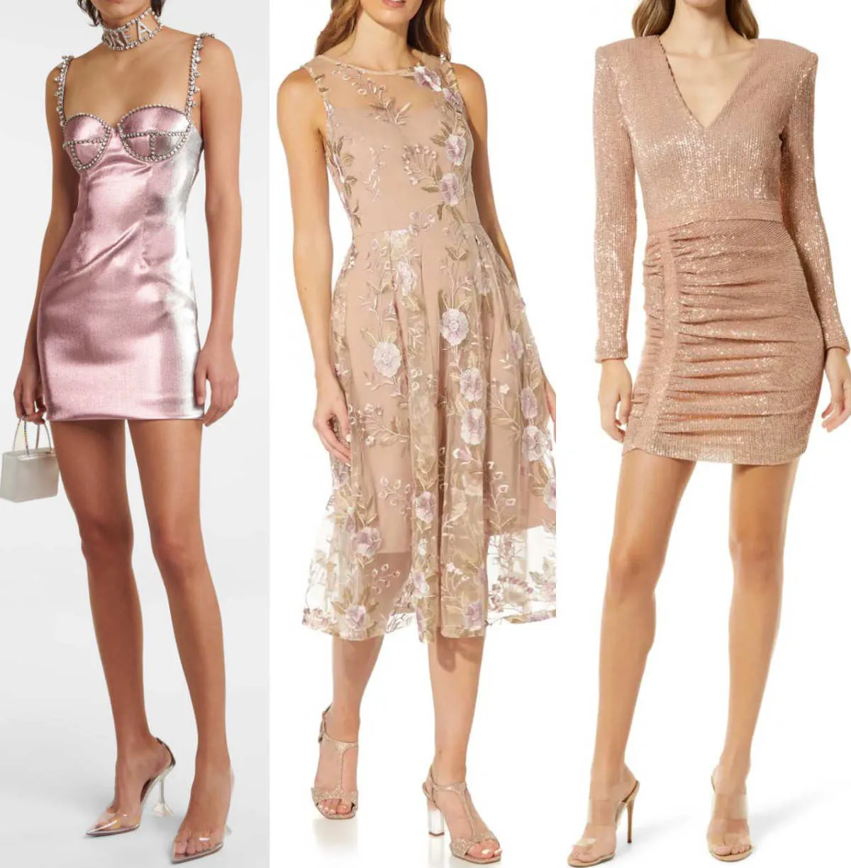 What Color Shoes Go with Rose Gold Dress Outfits - 10 Favorites!