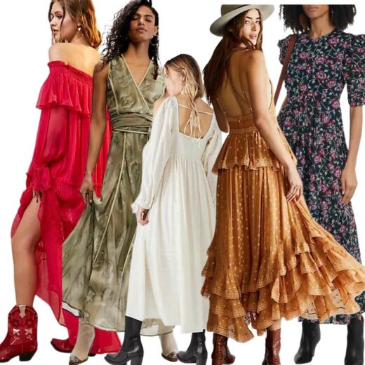 Dresses To Wear With Cowboy Boots To These Looks Will Make You The Style Icon - 3iwmssz