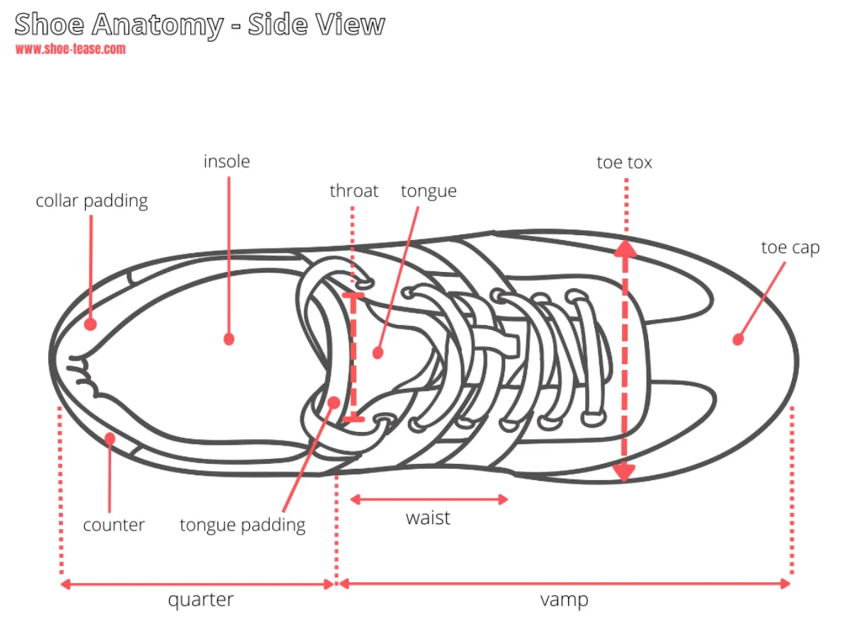 Shoe Anatomy 101: What Are The Parts Of A