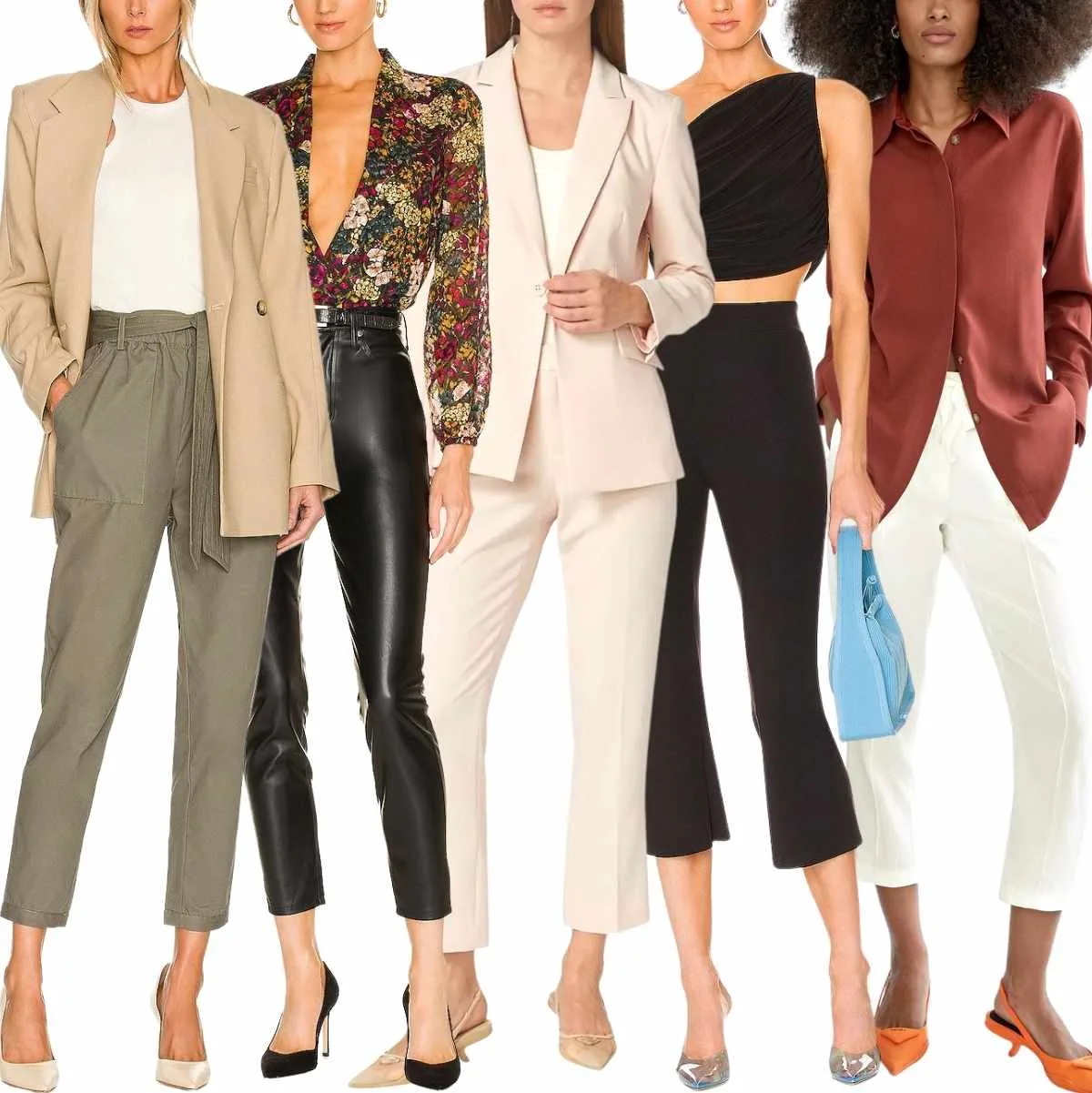 MISS MOLY Wide Leg Pants for Women Business Casual Crop Palazo Dress Pants  Capris Light Tan L price in UAE  Amazon UAE  kanbkam