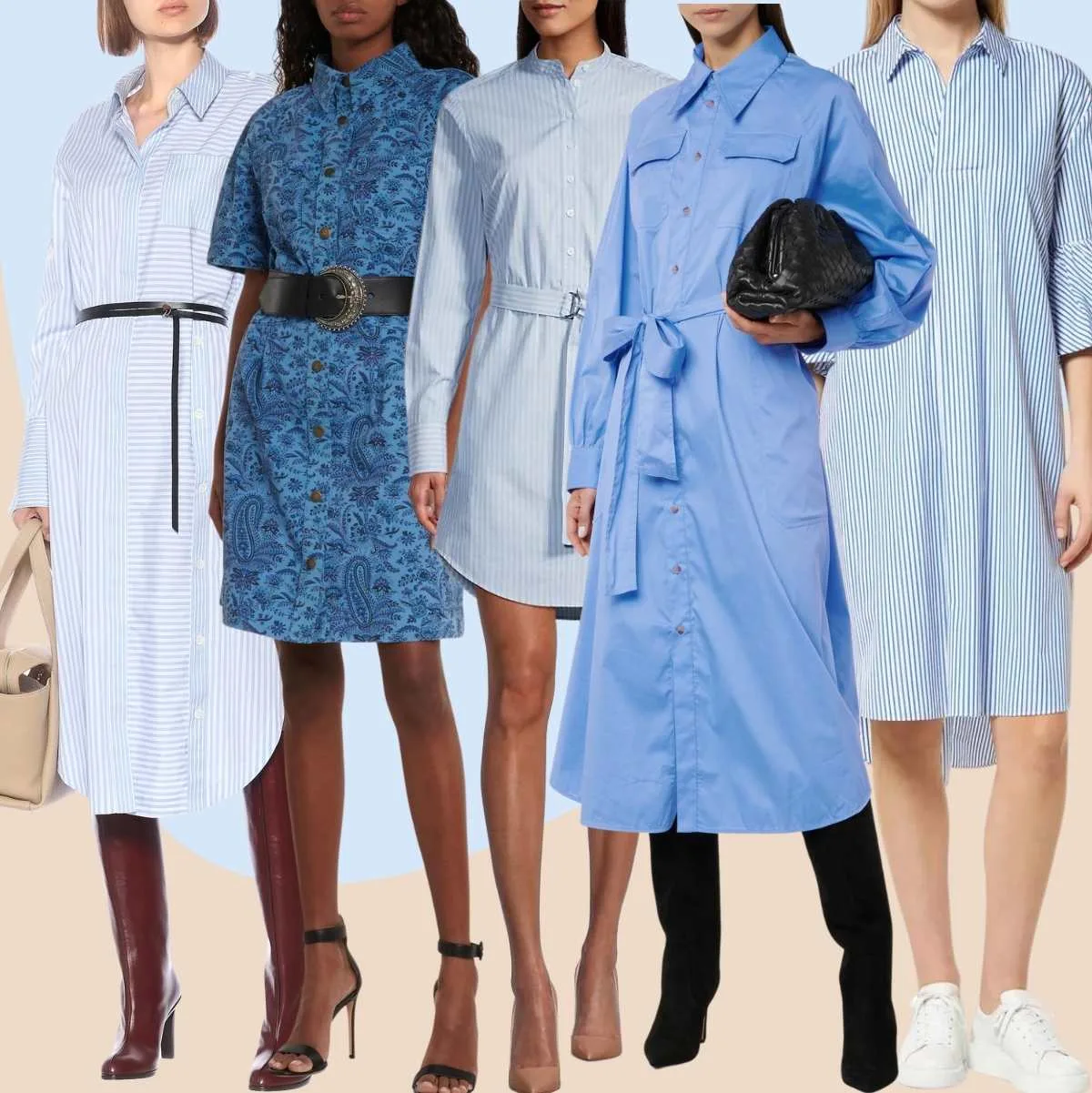 How to Style a Shirt Dress Outfit with the Right Shoes & Accessories