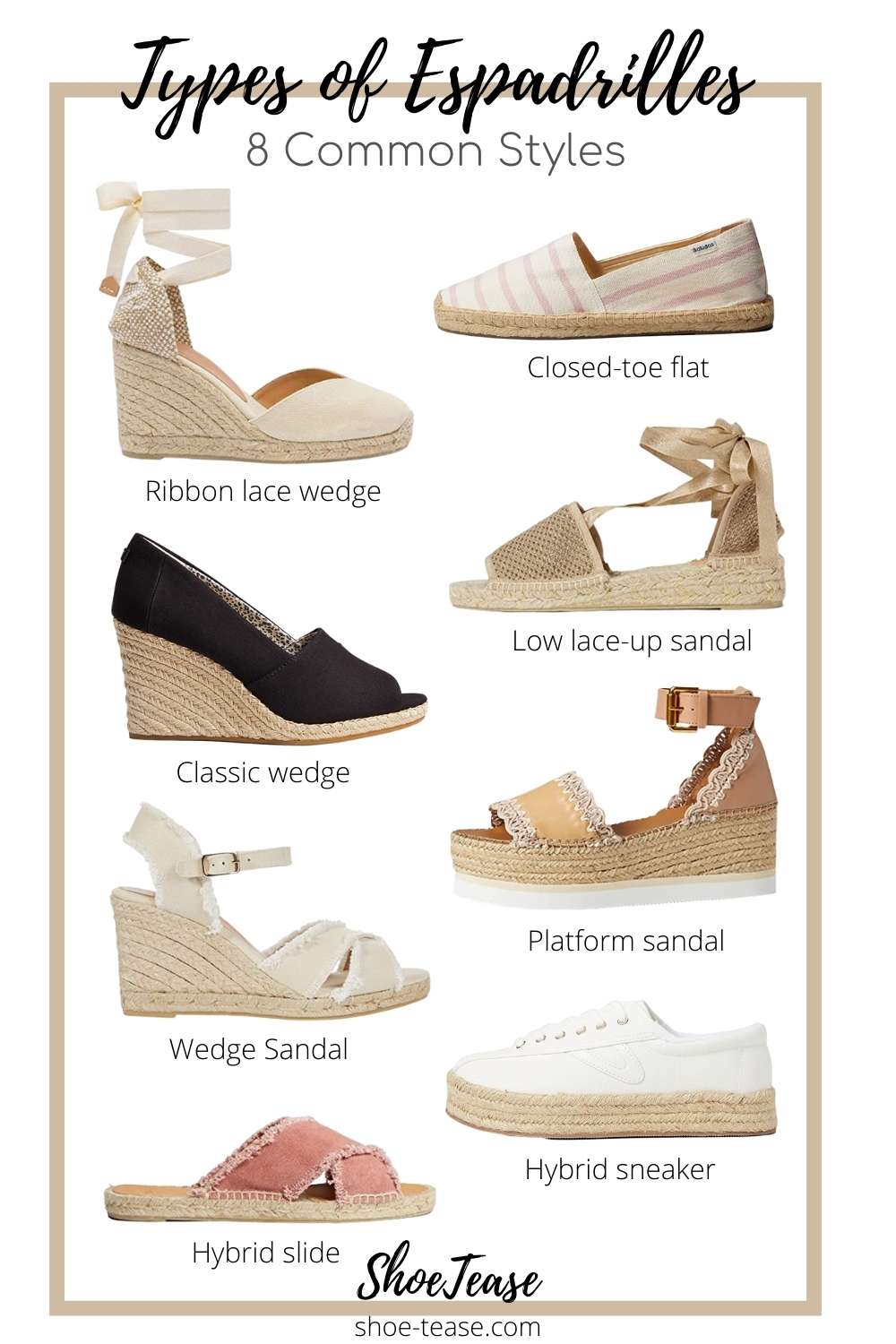 Espadrille Sandals natural white casual look Shoes Sandals Espadrille Sandals 