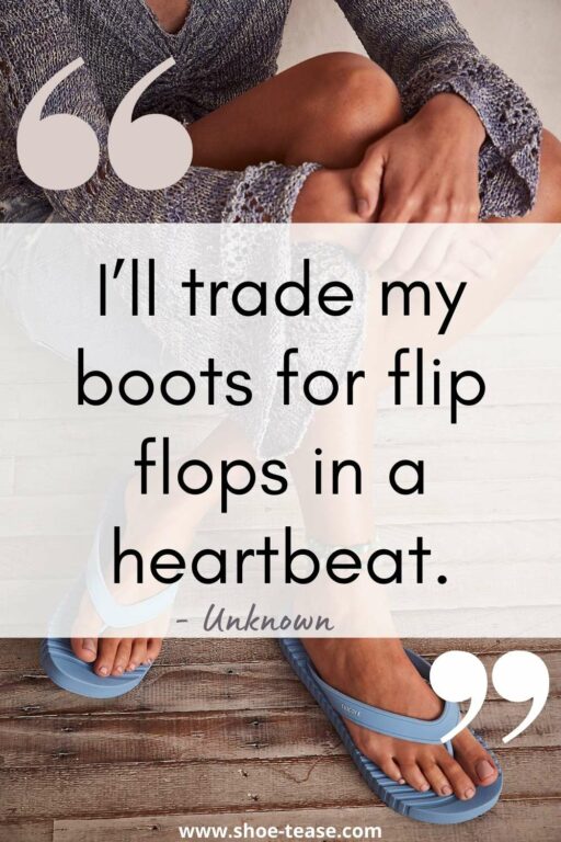 60 Best Flip Flop Quotes, Sayings & Instagram Captions for Sandal Lovers