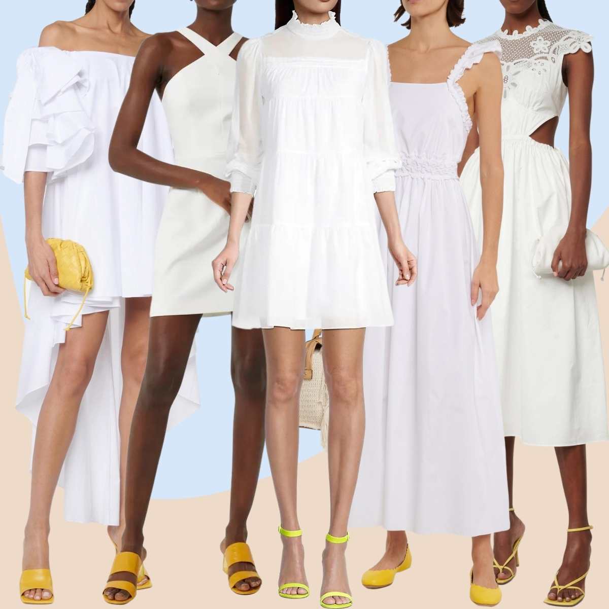 New white Dresses Designs || Stylish One Color White Combination Suit. |  Party wear dresses, Designer dresses, Dresses