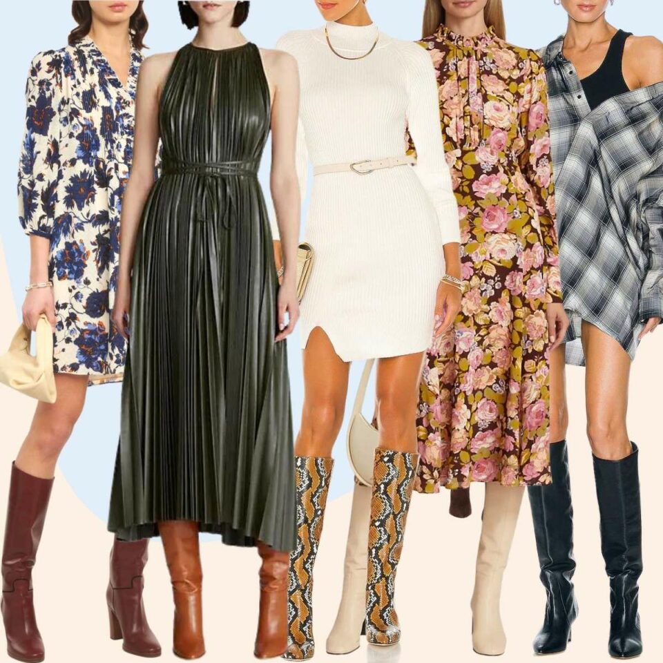 7 Best Boots to Wear with Dresses (with Photos) + 35 Ways to Style Them!