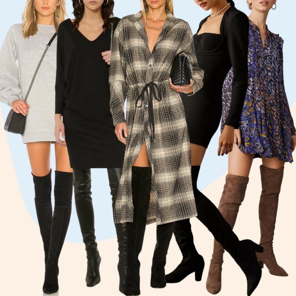 7 Best Boots to Wear with Dresses (with Photos) + 35 Ways to Style Them!