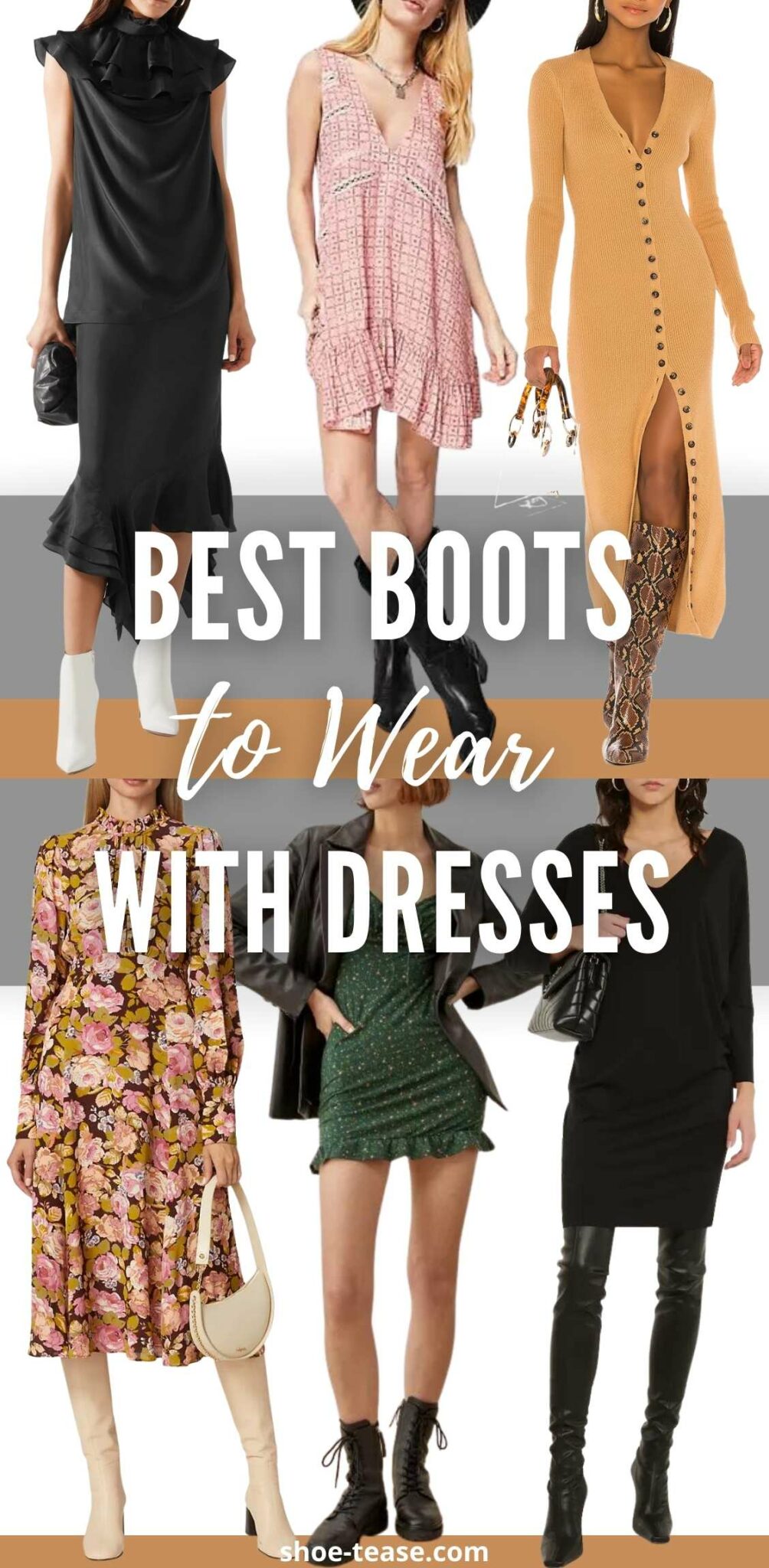 7 Best Boots to Wear with Dresses (with Photos) + 35 Ways to Style Them!