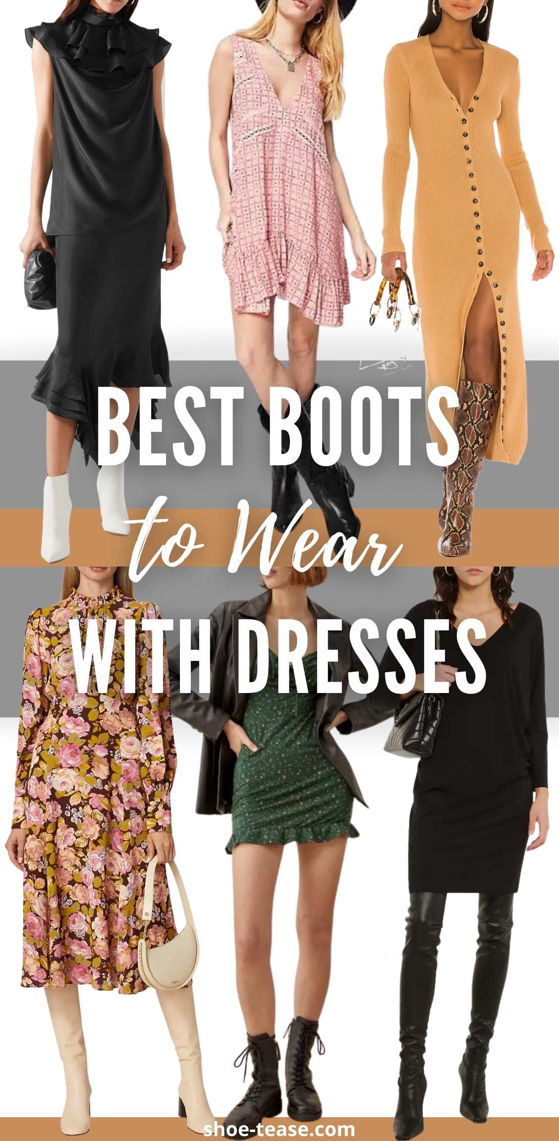 Lada magician Smash 7 Best Boots to Wear with Dresses (with Photos) + 35 Ways to Style Them!