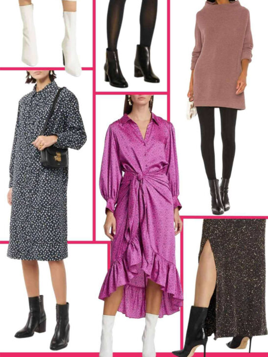 How to Wear Ankle Boots with Dresses: 50+ Outfits with Pictures