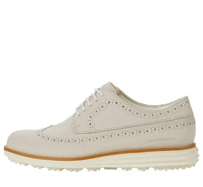 Heels For Black Dress (heels, black, dress, Best Boot Shoe Styles, Black Dress Great Shoe, Black Dress Great Shoe Styles) White leather lace up oxfords on white background.