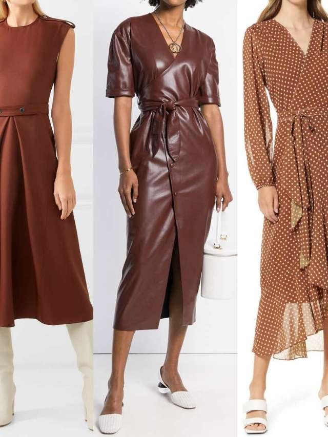 What Color Shoes To Wear With Brown Dresses Story