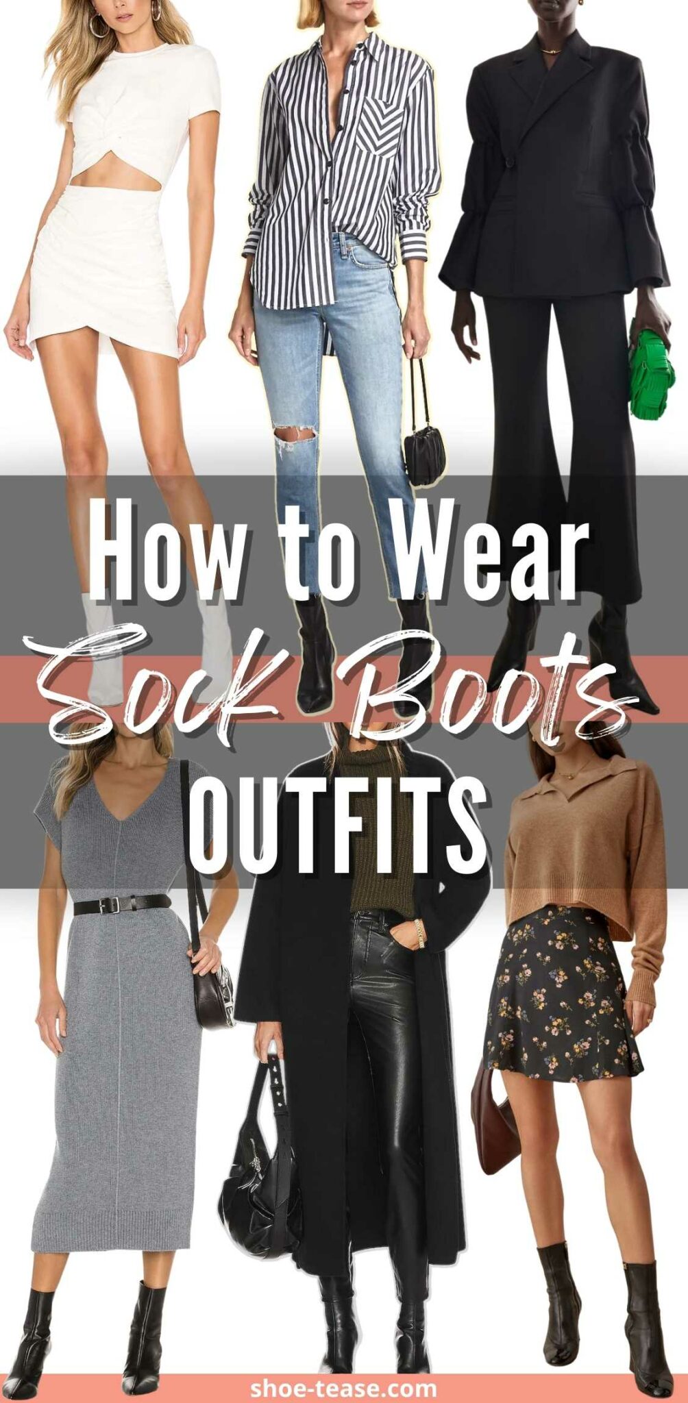 How to Wear Sock Boots Outfits 25 Sock Bootie Outfit Ideas