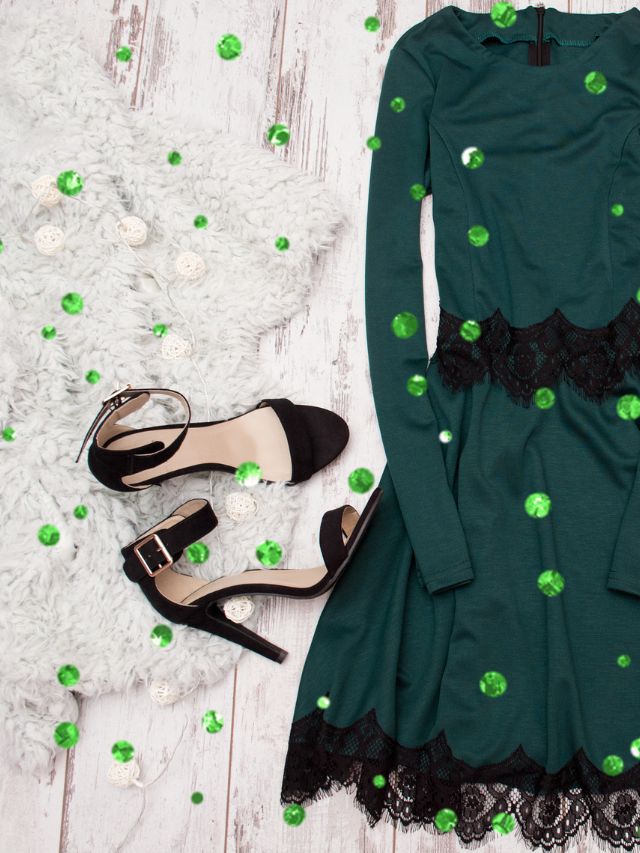 Top Color Shoes to Wear with Emerald Dresses This Holiday Season Story ...