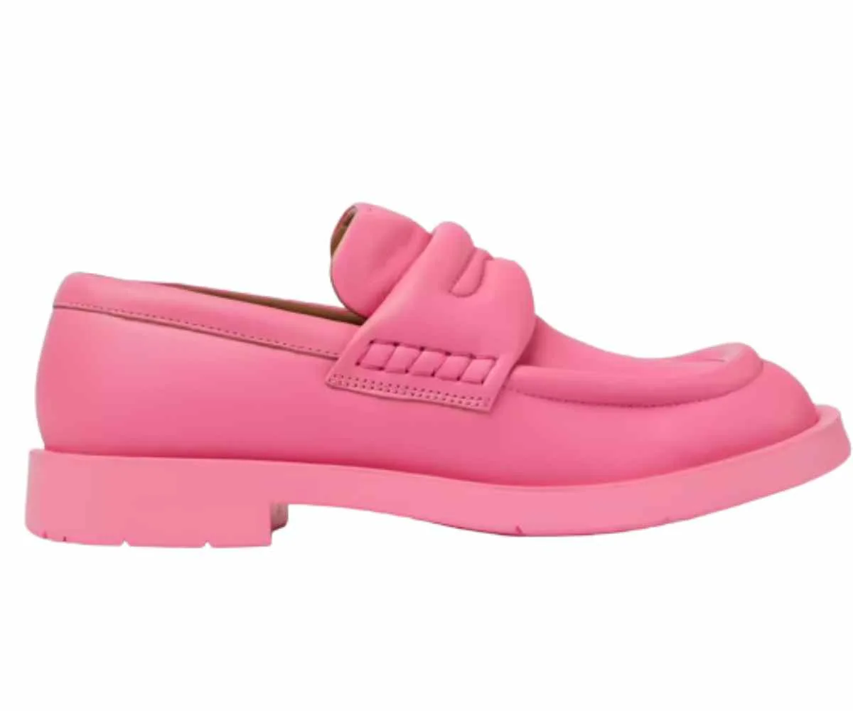 Hot Pink Barbie Core Fashion Loafer Shoe Trend.