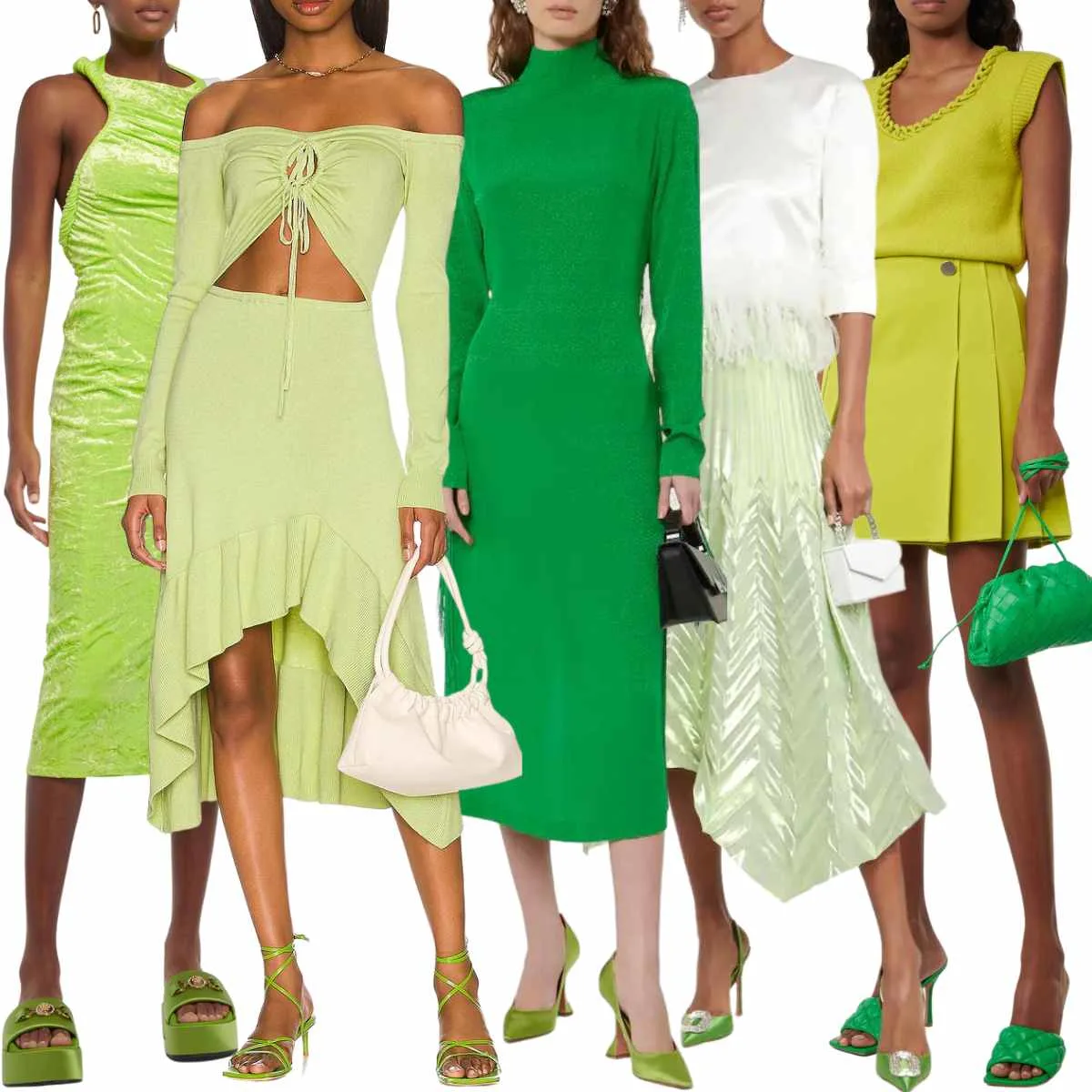 Outfits with lime green shoes hot sale