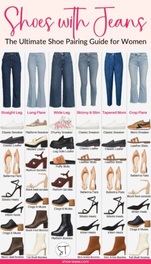 Best Shoes to Wear with Jeans for Women in 2024