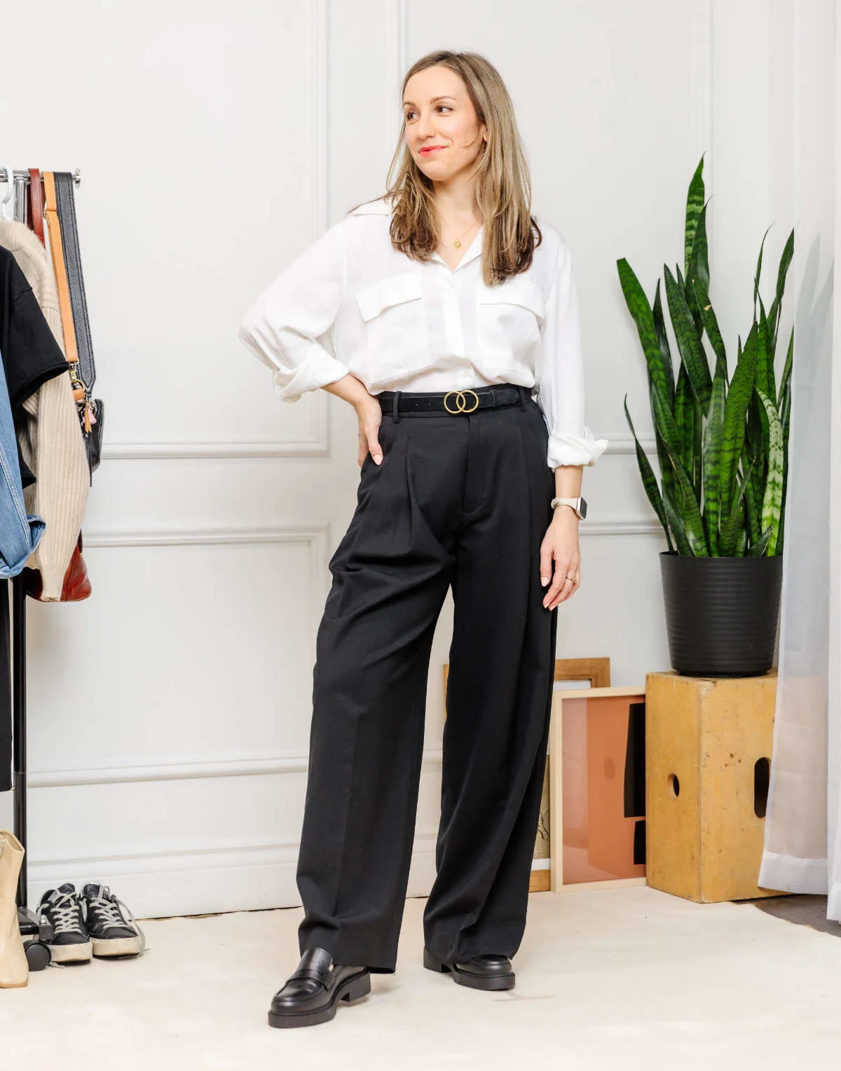 9 Best Navy Wide Leg Pants ideas  work fashion, how to wear, work outfit